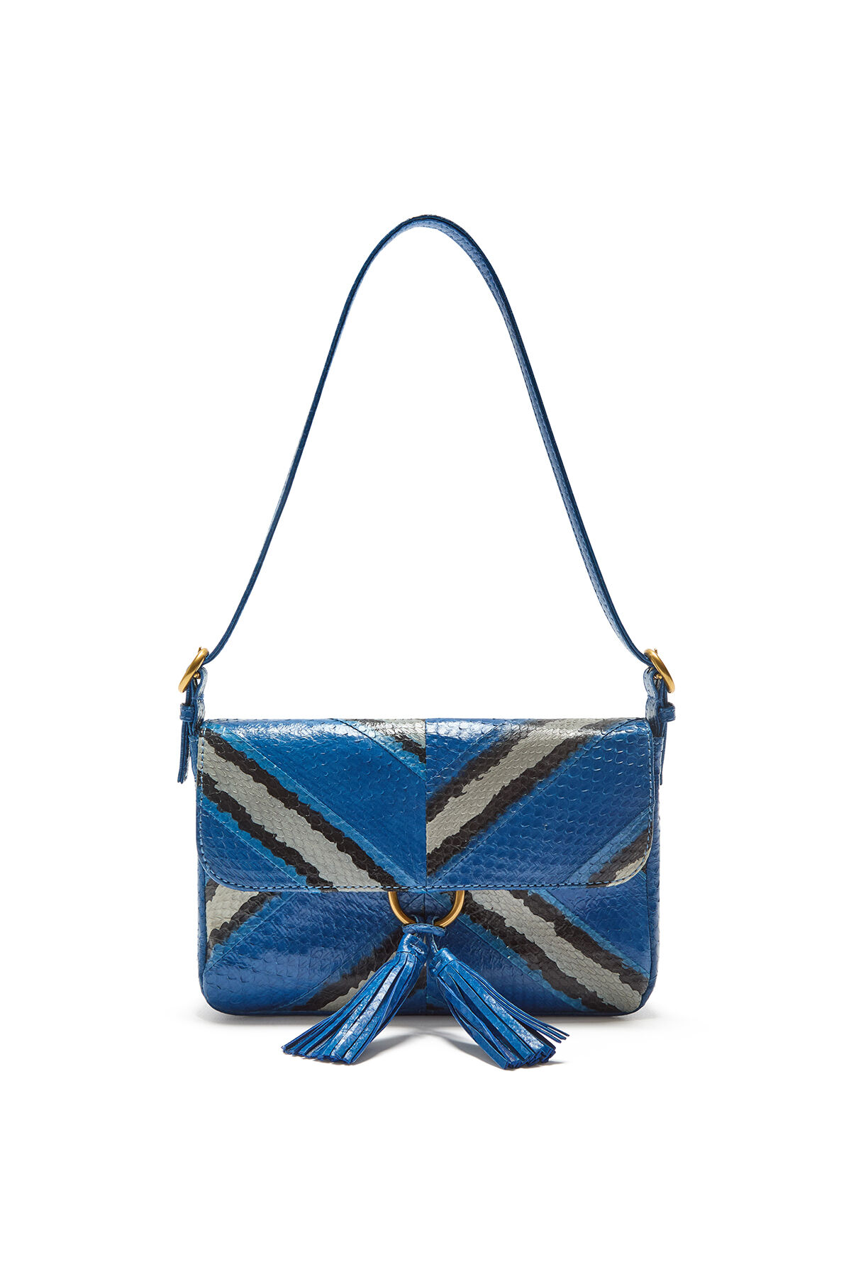 Maliparmi EXOTIC STRIPES KLEINE SCHULTERTASCHE HimmelMitternacht BF001301556