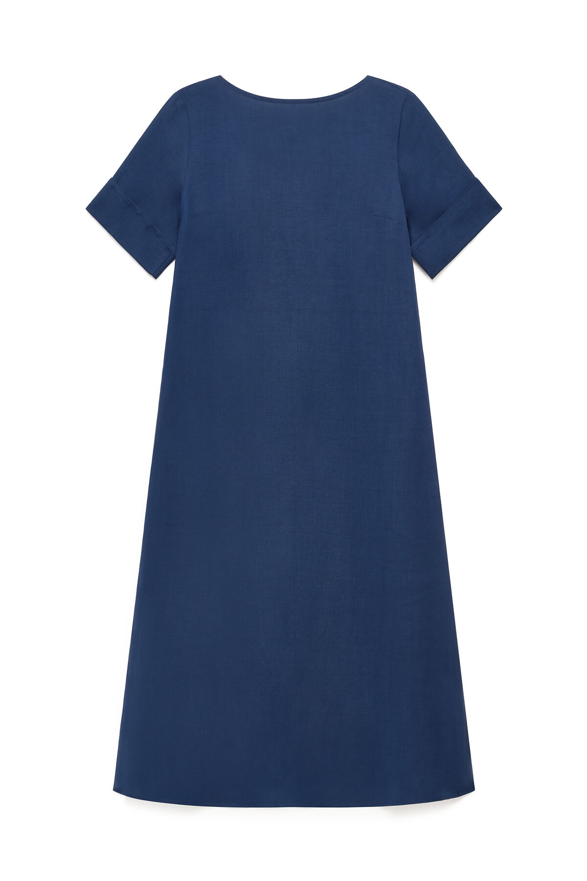 Malìparmi TIMELESS LINEN DRESS Ultramarine Blue JF670940106