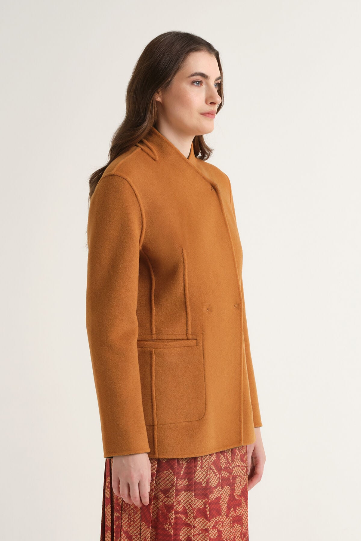 Maliparmi GIACCONE DOUBLE WOOL Giallo JA536320276