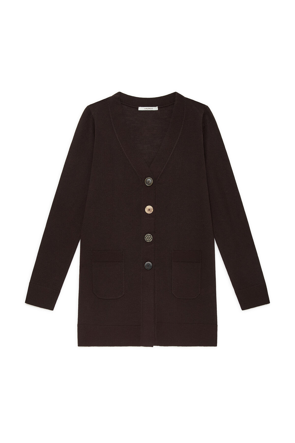Maliparmi COLOURS OF THE WORLD CARDIGAN Dark Brown JN215474230