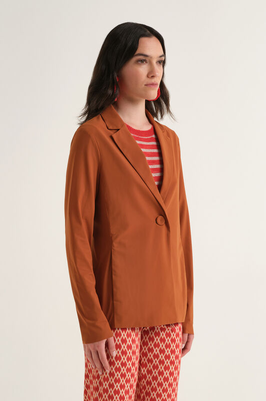 Malìparmi SOFT JERSEY JACKET Caramel JD646570210