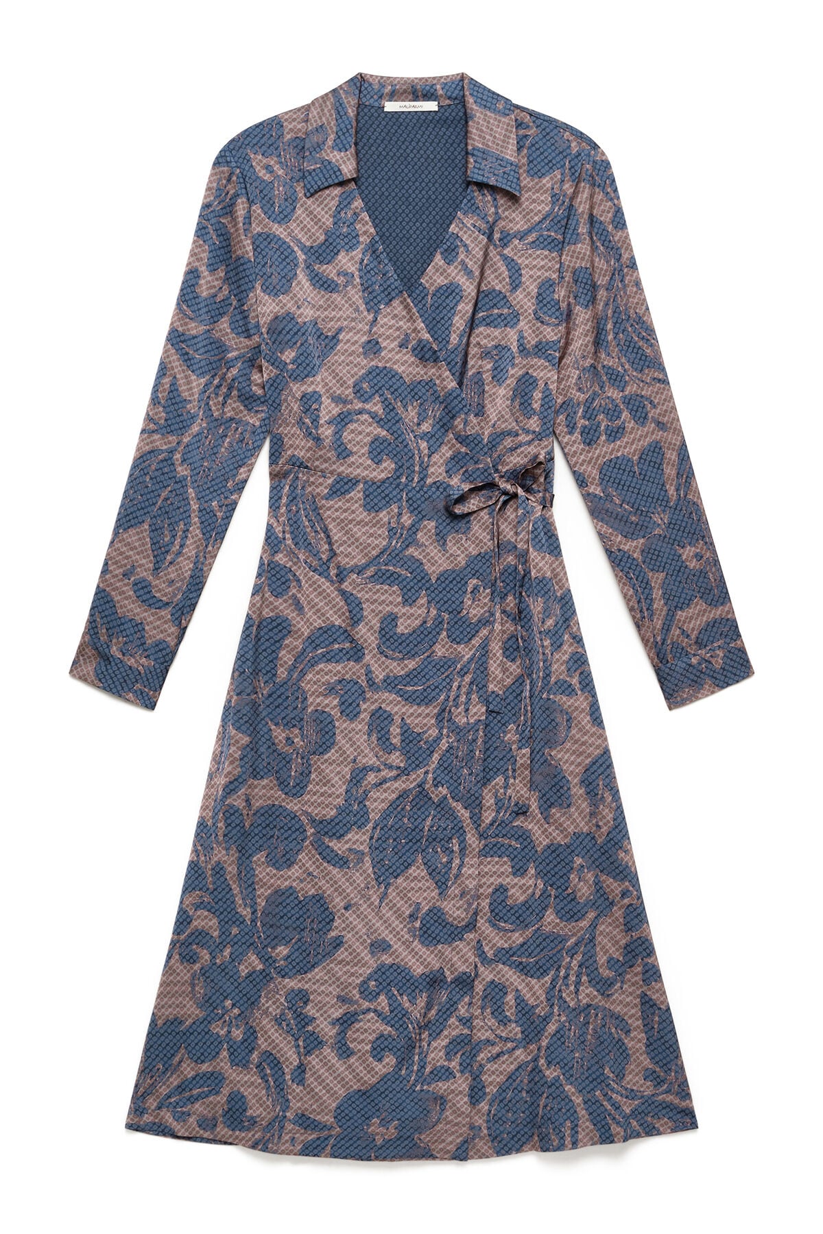 Maliparmi SWEET FOLIAGE DRESS Blue JF673150688 Maliparmi SWEET FOLIAGE DRESS Blue JF673150688