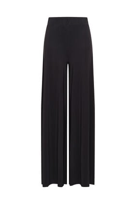 Malìparmi SOFT JERSEY TROUSERS Black JH011770210