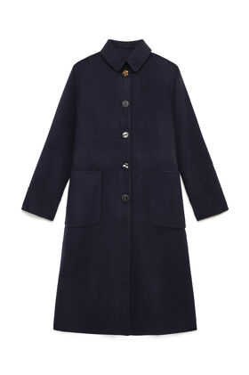 Maliparmi DOUBLE WOOL ABRIGO Azul JB539520276 Maliparmi DOUBLE WOOL ABRIGO Azul JB539520276