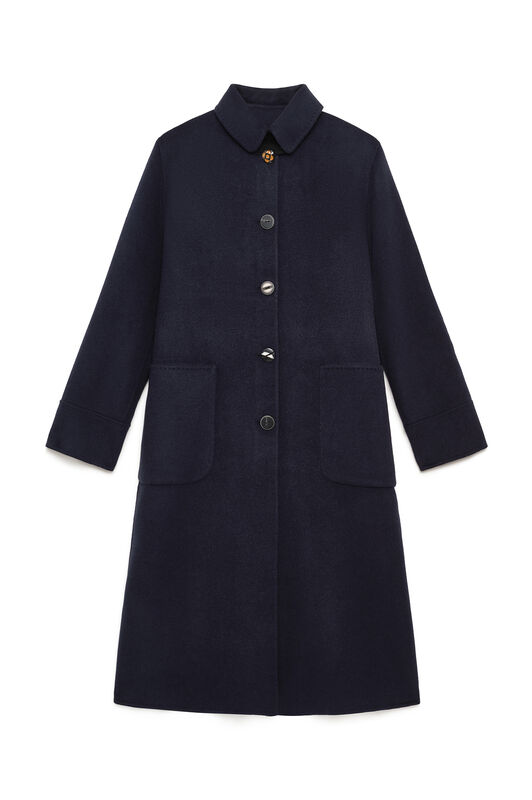 Maliparmi DOUBLE WOOL ABRIGO Azul JB539520276 Maliparmi DOUBLE WOOL ABRIGO Azul JB539520276
