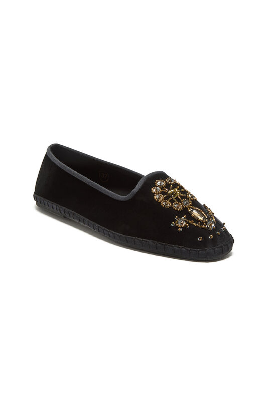 Maliparmi BABOUCHE-BIJOUX THE PRECIOUS VELVET Nero SB007861039