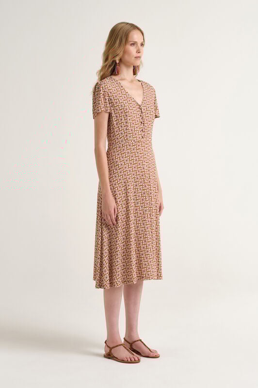 Malìparmi MINI MOULINÉ ROBE Marron JF679770675