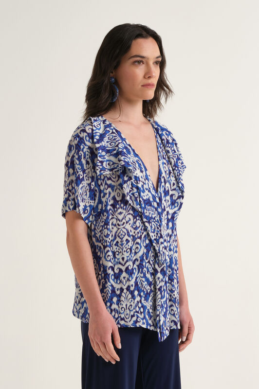 Malìparmi DREAMSCAPE IKAT TOP Blue JP556750671