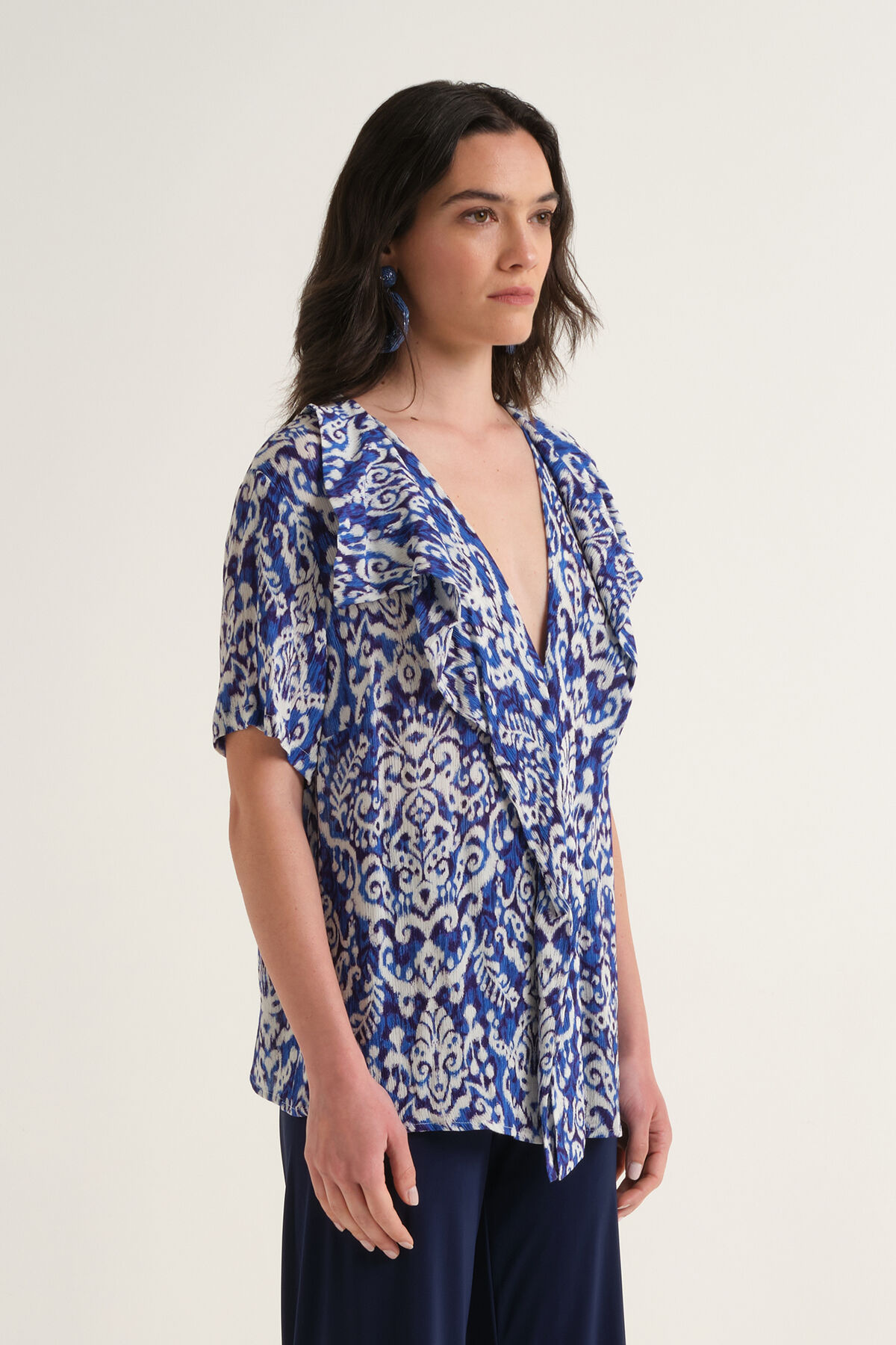 Malìparmi DREAMSCAPE IKAT TOP Blue JP556750671