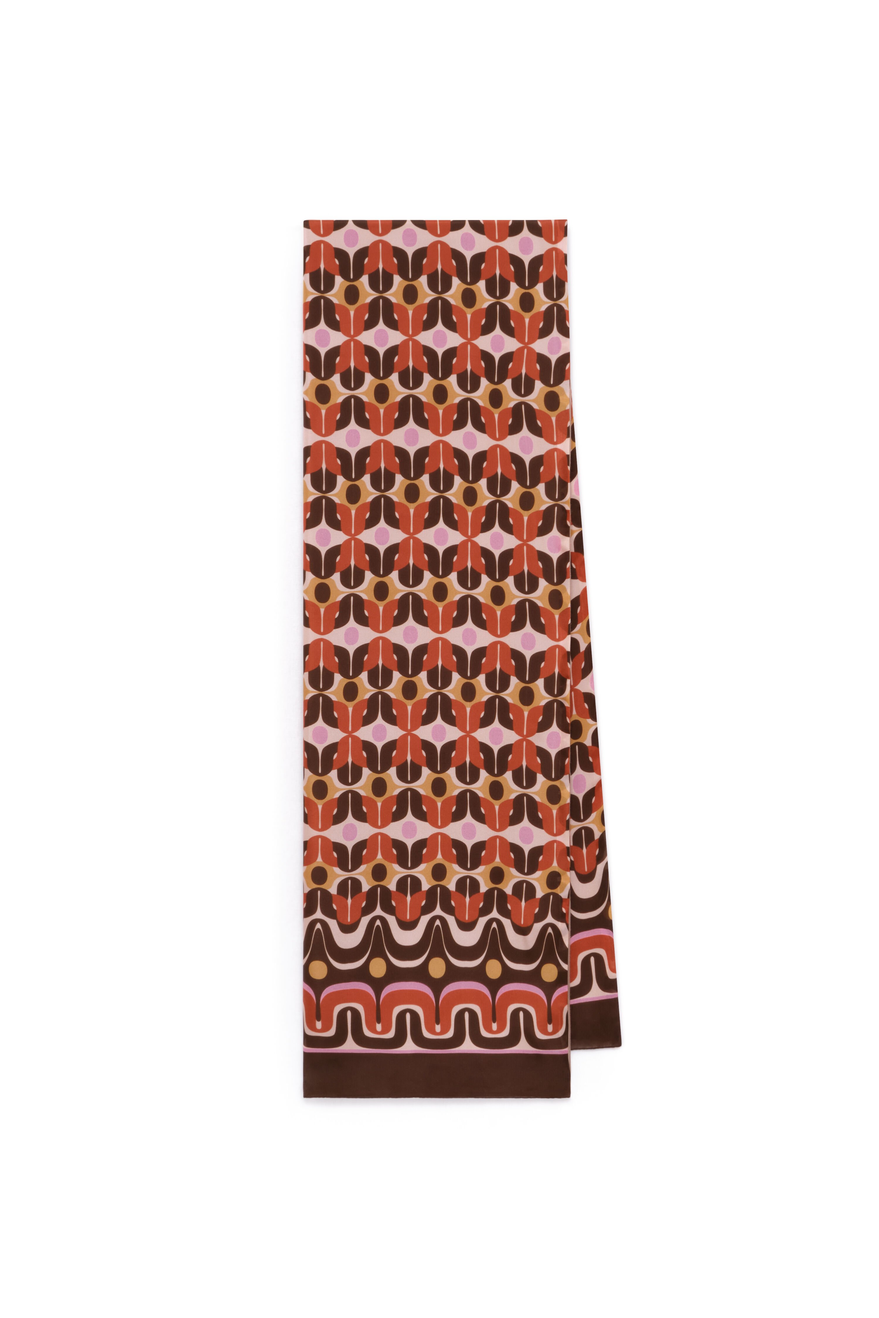 Maliparmi STOLA 70X200 COLLECTION PRINTS Cuoio IB020730123