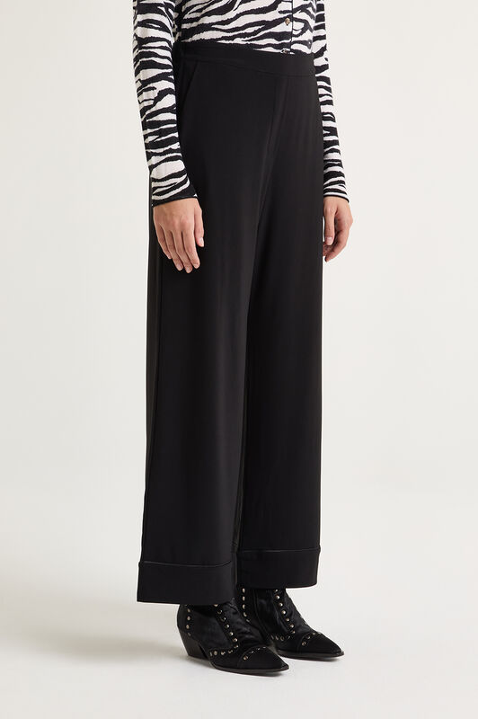 Maliparmi TECNO JERSEY TROUSERS Black JH013470226