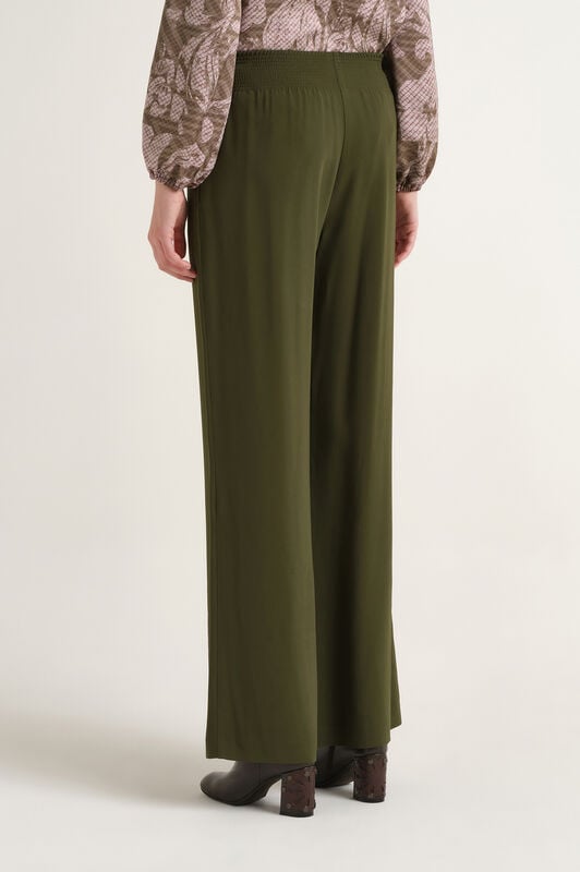 Maliparmi PURE CADY TROUSER Military Green JH809350692 Maliparmi PURE CADY TROUSER Military Green JH809350692