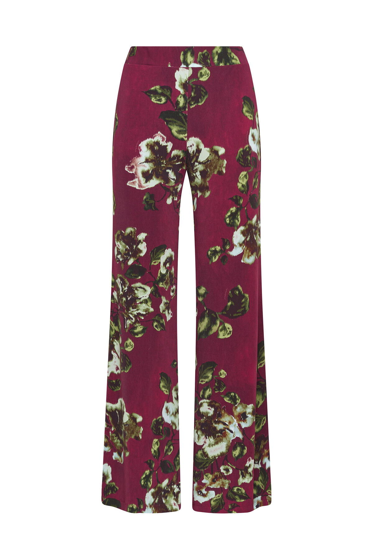 Maliparmi PANTALONE FROSTED BLOSSOM Bordeaux JH751570680 Maliparmi PANTALONE FROSTED BLOSSOM Bordeaux JH751570680