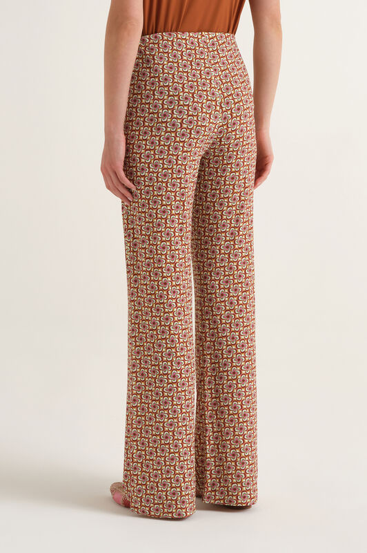 Malìparmi MINI MOULINÉ TROUSERS Brown JH400970675