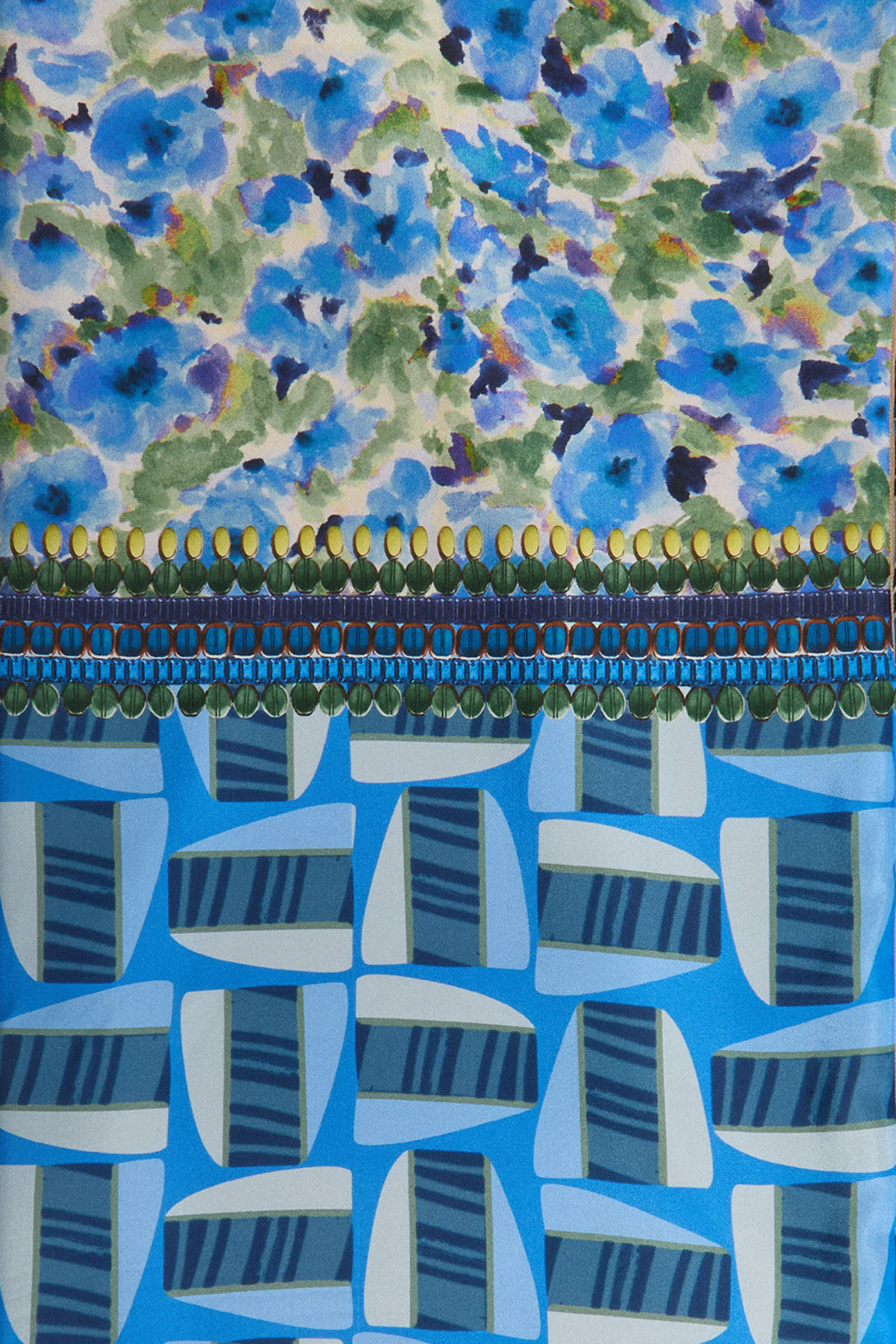 Maliparmi COLLECTION PRINTS STOLE Blue IB020730123