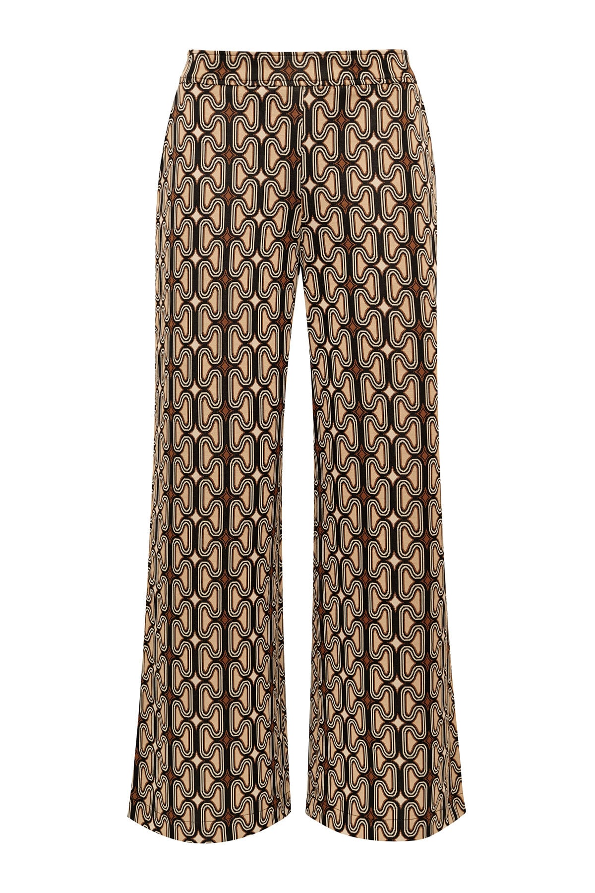 Maliparmi OPTICAL CHAIN TROUSER Black JH805370681 Maliparmi OPTICAL CHAIN TROUSER Black JH805370681