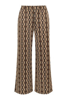 Maliparmi OPTICAL CHAIN TROUSER Black JH805370681 Maliparmi OPTICAL CHAIN TROUSER Black JH805370681