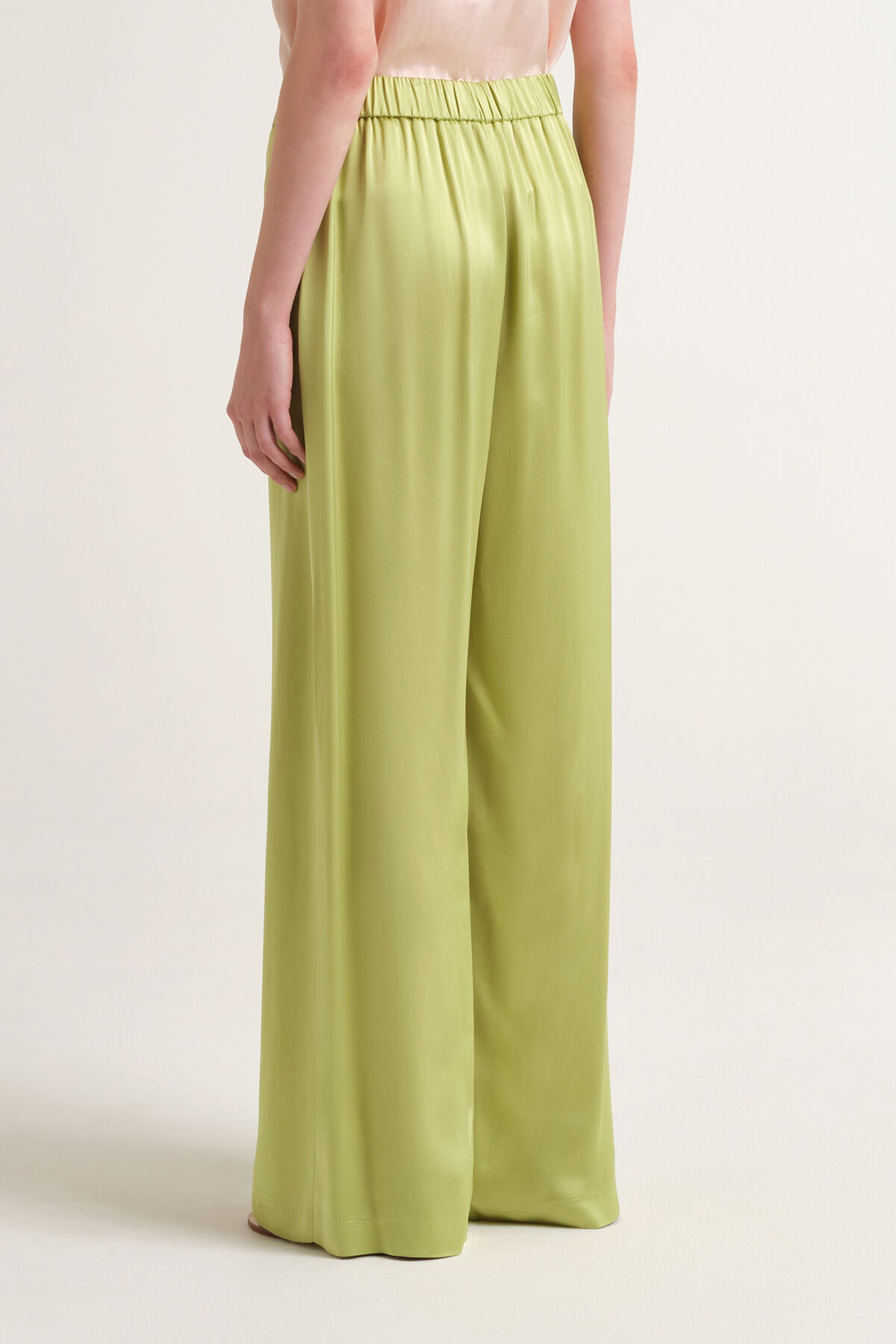 Malìparmi SHINY CADY TROUSERS Green JH807550631