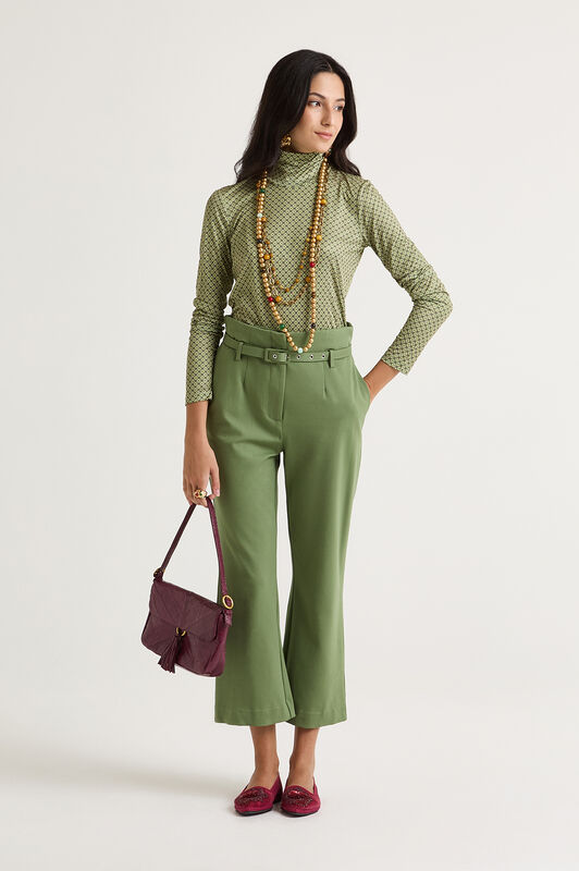 Maliparmi MILANO STITCHING TROUSERS Fern JH804350654