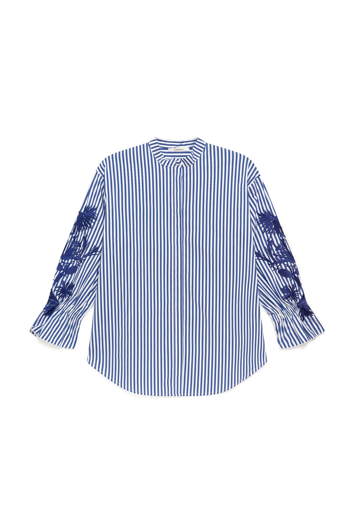Malìparmi STRIPED FLEUR SHIRT Night Blue JM558515222