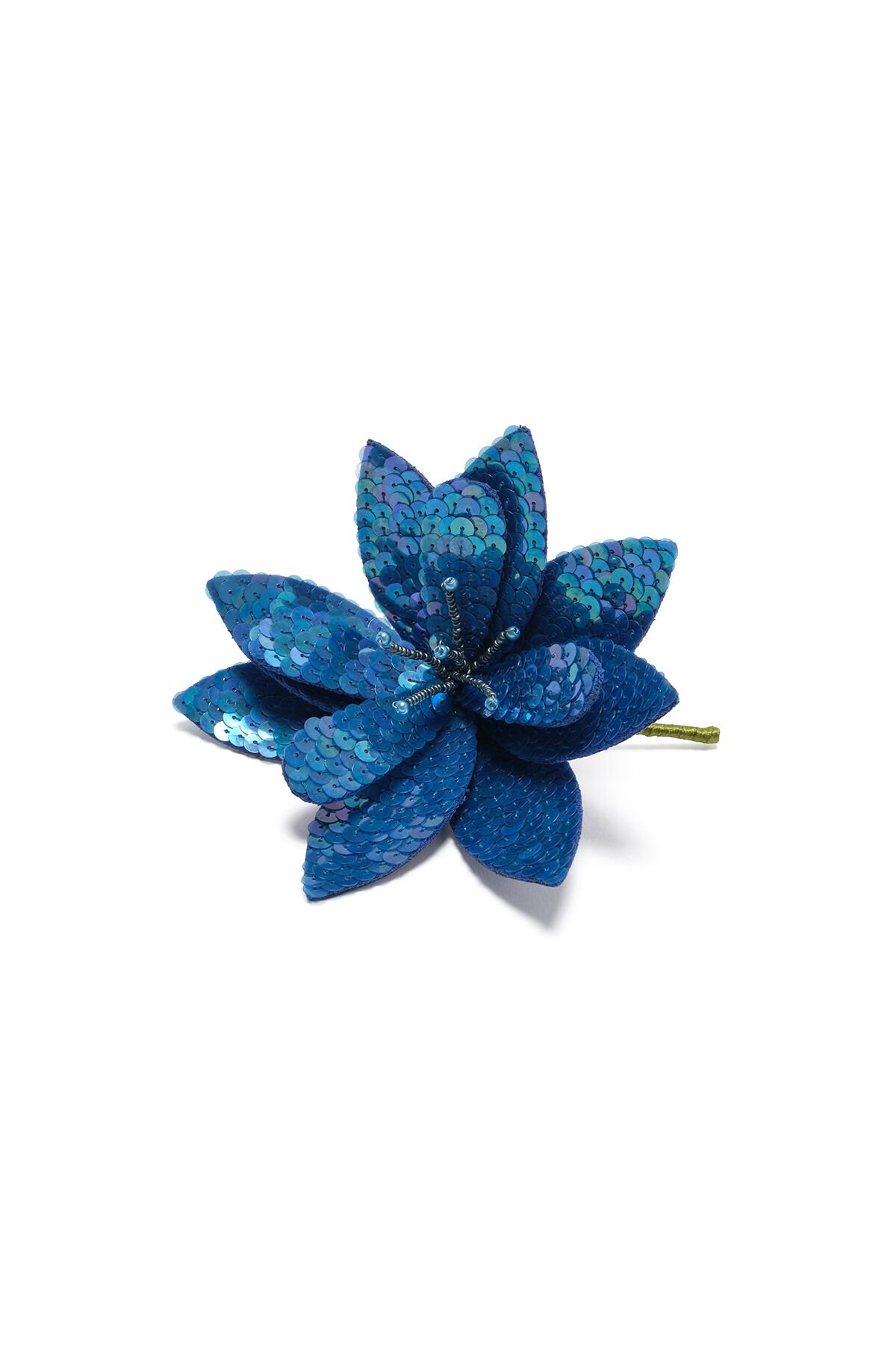 Malìparmi SEQUIN FLOWER BROCHE Cobalto TS012791279 Malìparmi SEQUIN FLOWER BROCHE Cobalto TS012791279