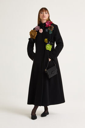 Maliparmi ANNALISA'S COAT OVERCOAT Black JB538420295