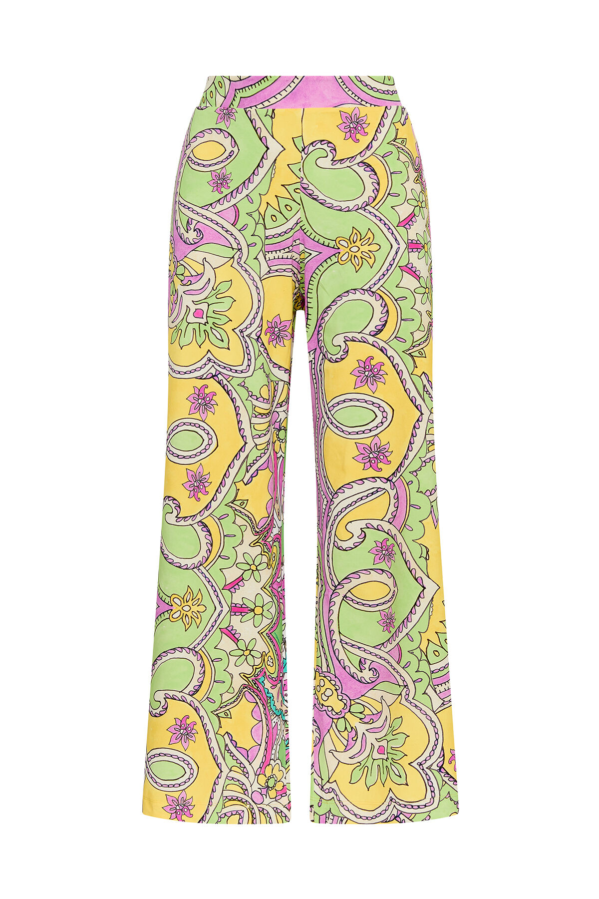 Malìparmi HIPPIE LOTUS TROUSERS Green JH805370671 Malìparmi HIPPIE LOTUS TROUSERS Green JH805370671