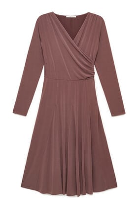 Maliparmi TECNO JERSEY DRESS Wine JF680070226