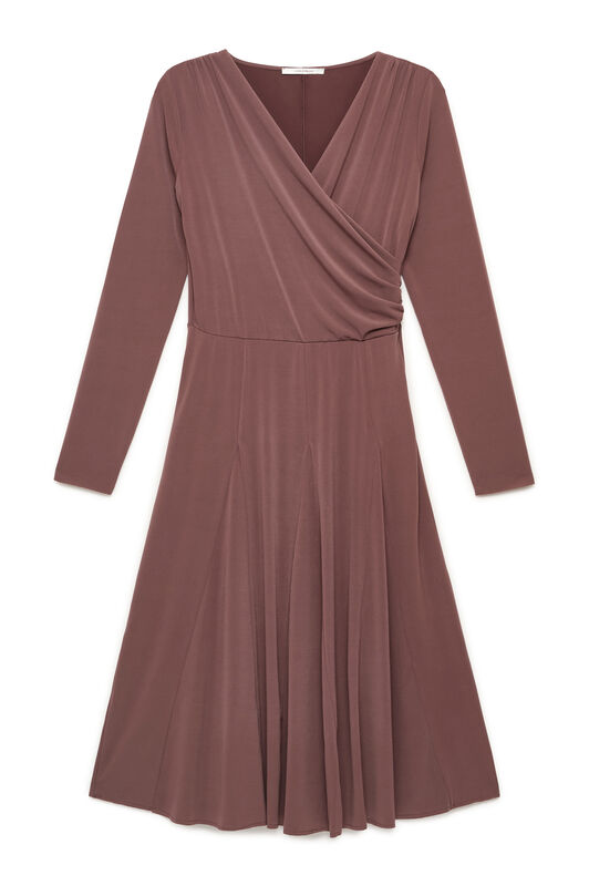 Maliparmi TECNO JERSEY DRESS Wine JF680070226 Maliparmi TECNO JERSEY DRESS Wine JF680070226