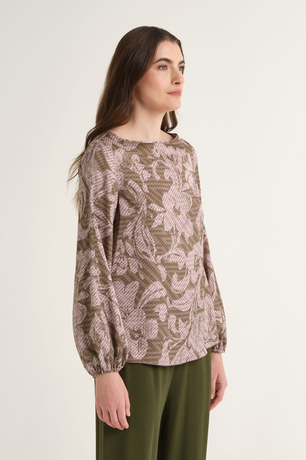 Maliparmi SWEET FOLIAGE SHIRT Pink JM560050688 Maliparmi SWEET FOLIAGE SHIRT Pink JM560050688