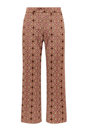 Maliparmi OPTICAL CHAIN TROUSER Leather JH747970681