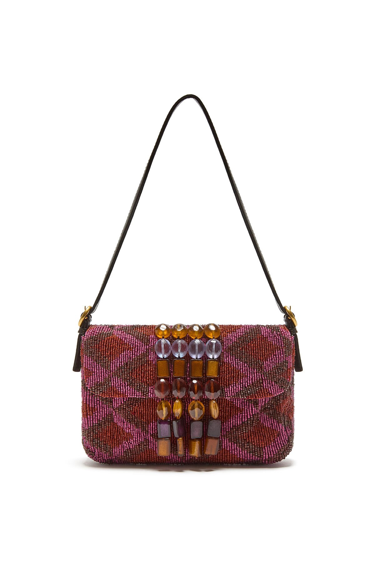 Maliparmi BORSA PICCOLA A SPALLA DIAMONDS OF LIGHT Rosso BF001191243