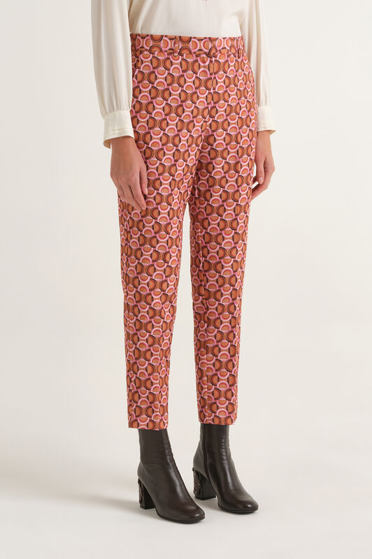 Maliparmi GRAPHIC ORBIT HOSE Braun JH801550687 Maliparmi GRAPHIC ORBIT HOSE Braun JH801550687