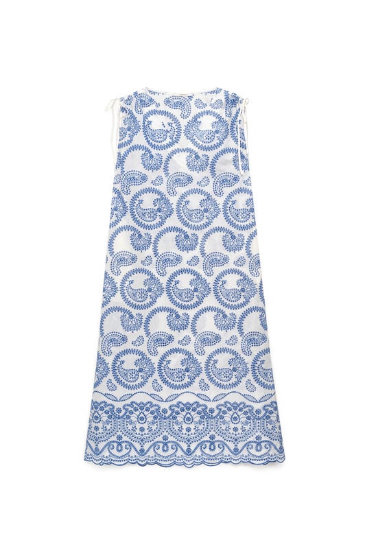 Malìparmi BRODERIE ANGLAISE DRESS Blue JF669315218
