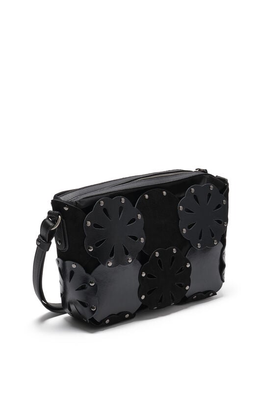 Maliparmi FLOWER BAG LEATHER BLOOM Nero BH031101574 Maliparmi FLOWER BAG LEATHER BLOOM Nero BH031101574