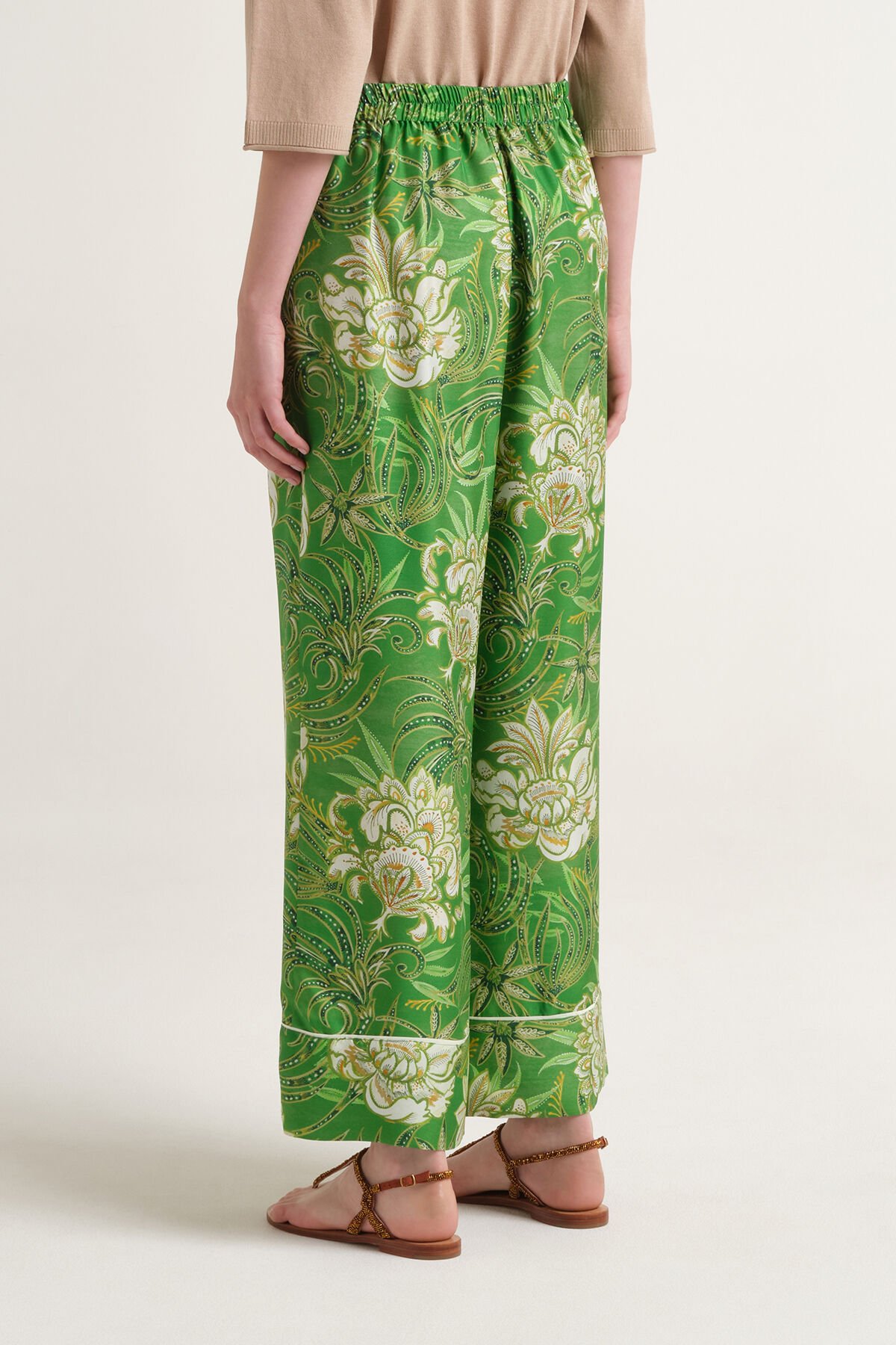 Malìparmi COLLECTION PRINT HOSE Grün JH807631027 Malìparmi COLLECTION PRINT HOSE Grün JH807631027