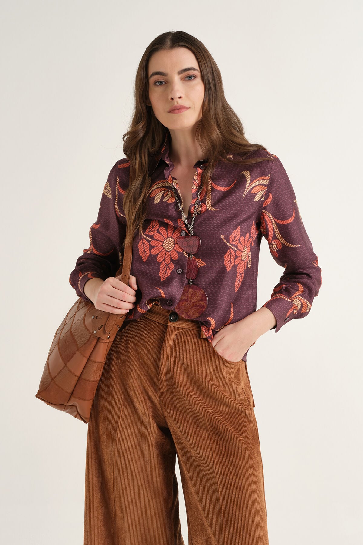 Maliparmi CAMICIA COLLECTION PRINT Arancio JM214431033 Maliparmi CAMICIA COLLECTION PRINT Arancio JM214431033