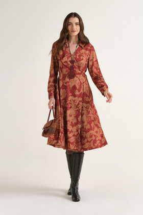 Maliparmi SWEET FOLIAGE DRESS Red JF673150688