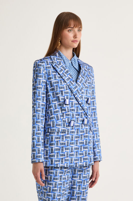 Maliparmi MALI STONES JACKET Blue JD647014117 Maliparmi MALI STONES JACKET Blue JD647014117