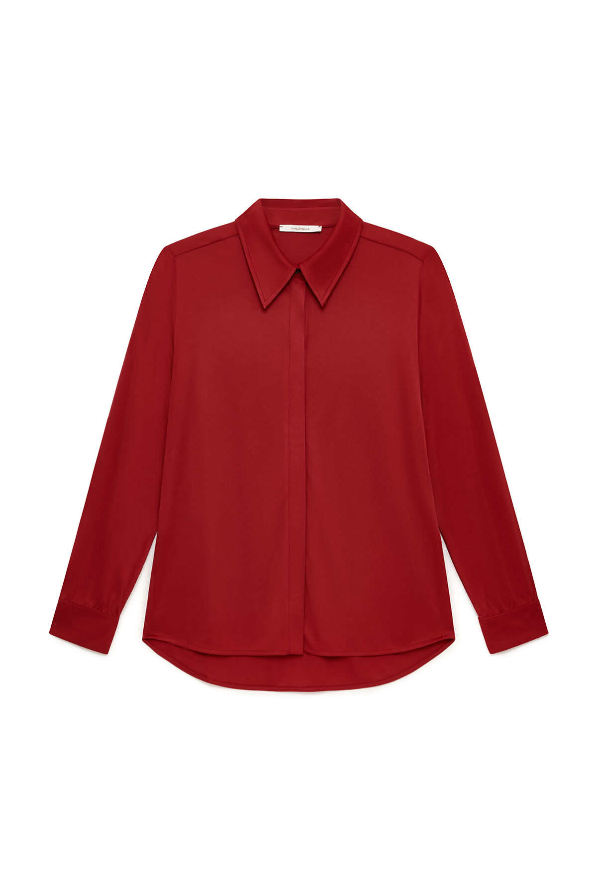 Maliparmi PLANE POLY JERSEY SHIRT Crimson JM556470683 Maliparmi PLANE POLY JERSEY SHIRT Crimson JM556470683