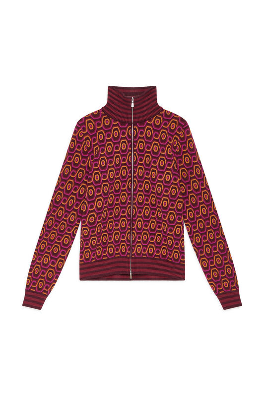 Maliparmi ROLLING CHAIN CARDIGAN Dark Brown JN370378207