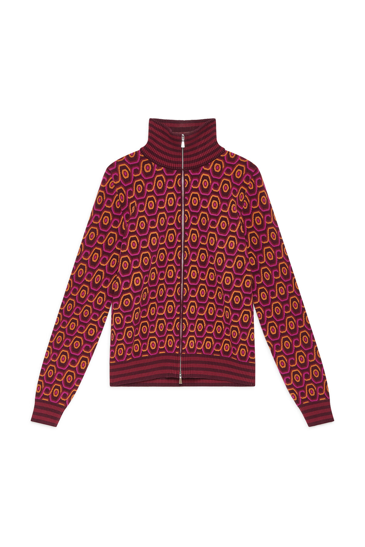 Maliparmi ROLLING CHAIN CARDIGAN Dark Brown JN370378207