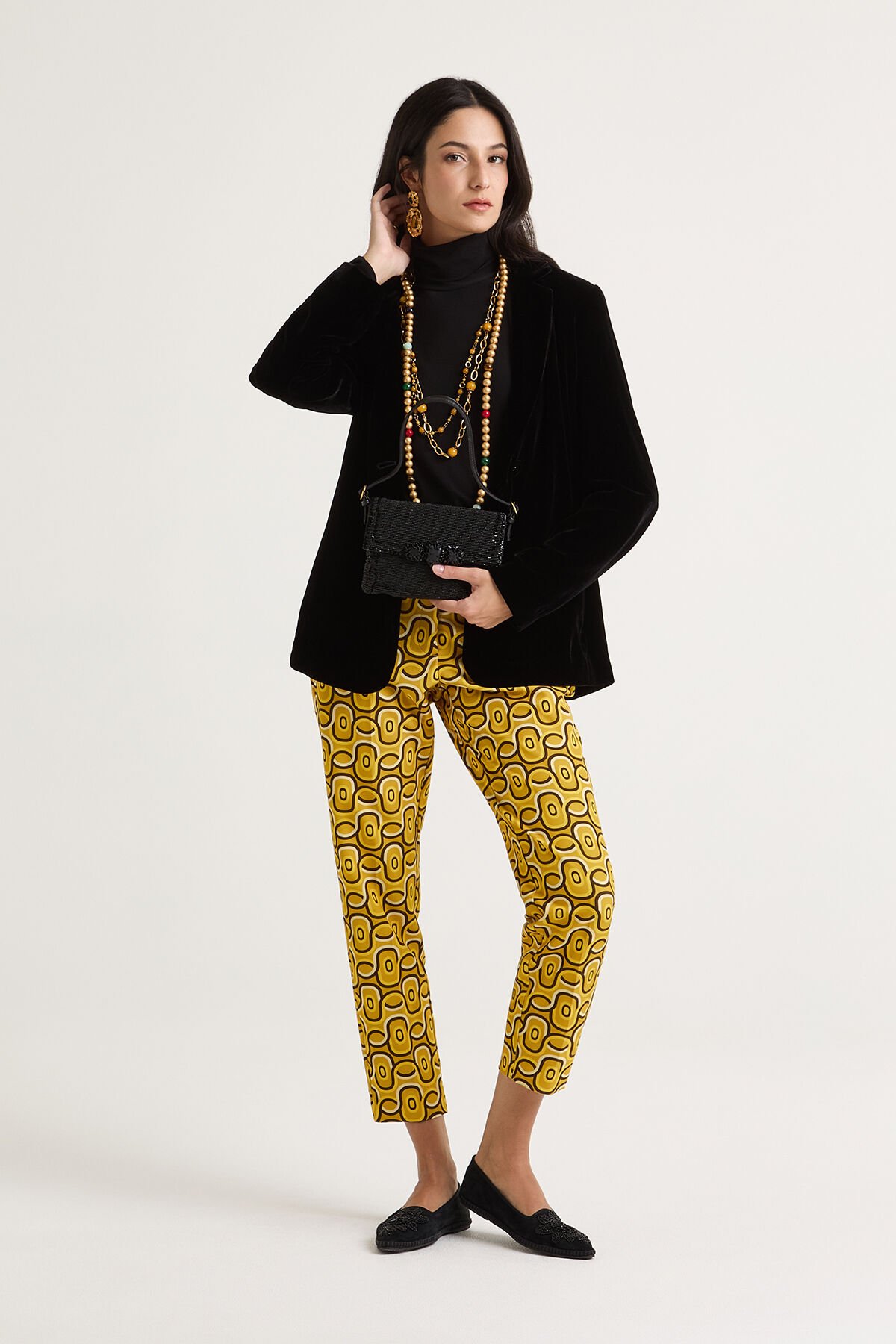 Maliparmi GIACCA FLUID VELVET Nero JD643561026