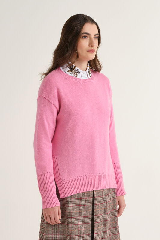 Maliparmi CASHMERE MERINOS KNIT Peony Pink JQ511474315 Maliparmi CASHMERE MERINOS KNIT Peony Pink JQ511474315