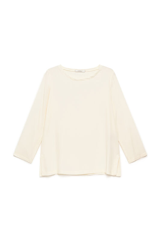 Maliparmi FLUID CREPE SHIRT Off White JM406050672 Maliparmi FLUID CREPE SHIRT Off White JM406050672