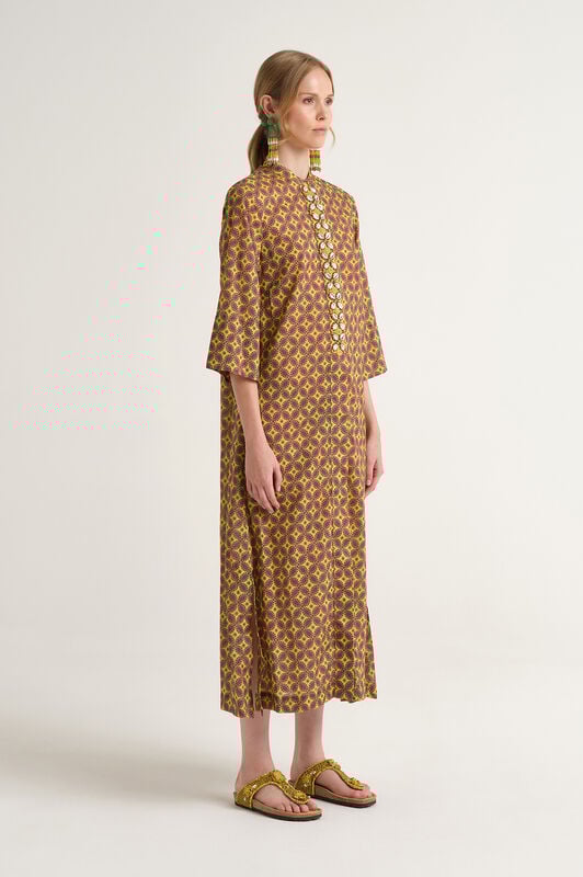 Malìparmi FLORAL SPIN KLEID Gelb JF669915215 Malìparmi FLORAL SPIN KLEID Gelb JF669915215