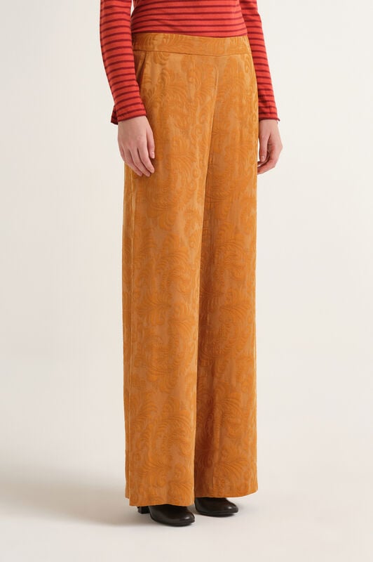Maliparmi DAMASK JACQUARD TROUSER Amber JH805350684 Maliparmi DAMASK JACQUARD TROUSER Amber JH805350684
