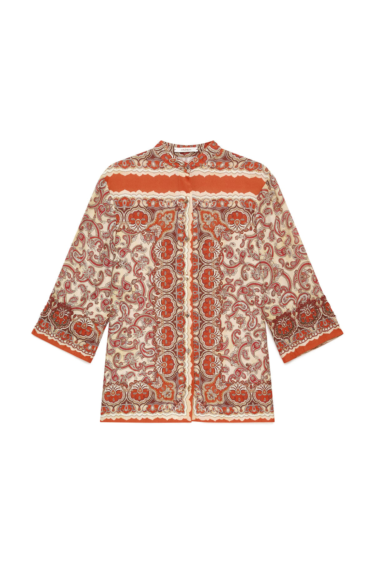 Malìparmi SUNSET PAISLEY CAFTAN Beige JM557550662