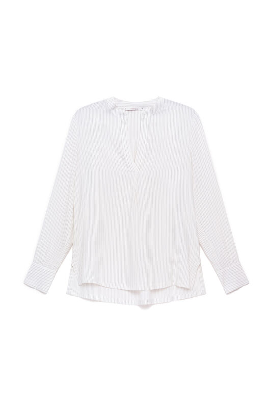 Maliparmi CAMICIA FLUID STRIPE Naturale JM103350690