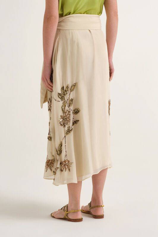 Malìparmi SILVER GARDEN JUPE Beige JG667750667